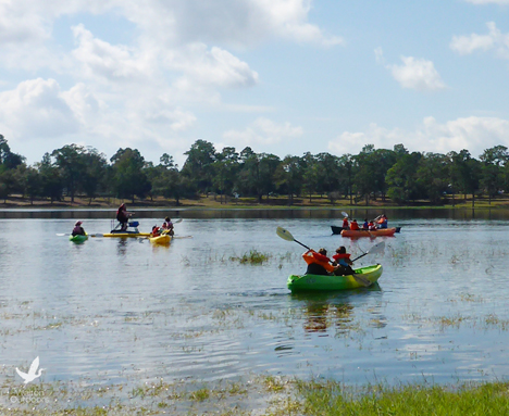 Kayaking and canoeing with Snaggy Bend Outfitters along with Hydrobikes from Emerald Coast Hydrobikes were just a few of the activities at the Explore The Outdoors Festival. Lori Ceier/Walton Outdoors