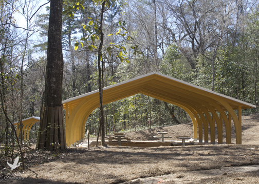 There are three new pavilions being installed at Williford Spring. Lori Ceier/Walton Outdoors